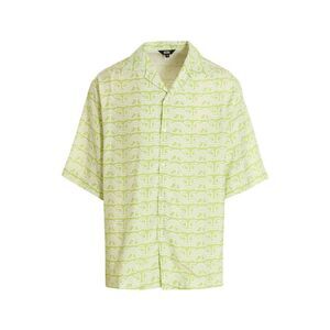 GCDS Bicolor Viscose Men's Blouse